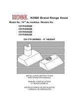 Kobe Range Hoods CH7930SQB User manual