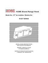 Kobe Range Hoods IN-027 User manual