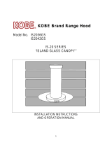 Kobe Range Hoods IS2042GS User manual