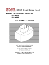 Kobe Range Hoods IS2136SQB User manual