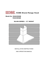Kobe RA-092 SERIE User manual