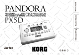 Korg PANDORA PX5D User manual