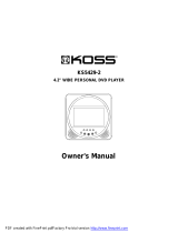 Koss KS5429-2 User manual