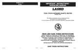 Lasko Products 6101 User manual