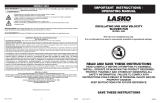 Lasko Blower 4924 User manual