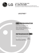LG LSC27931** User manual