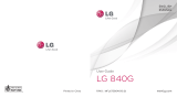 LG Electronics 840G User manual