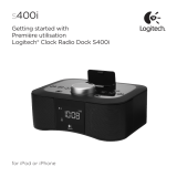 Logitech Clock Radio Dock S400i User manual