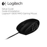 Logitech G600 User manual