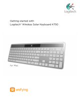 Logitech K750 User manual