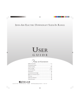 Maytag ELECTRIC DOWNDRAFT SLIDE-IN RANGE User manual