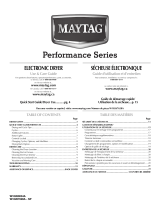 Maytag MEDZ600TE - Epic Z Front Load Electric Dryer User manual