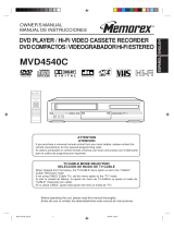 Memorex MVD4540C User manual