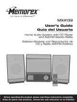 Memorex MX4139 User manual