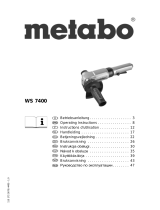 Metabo WS 7400 User manual