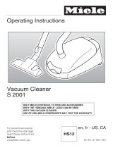 Miele S2121 Delphi Operating instructions