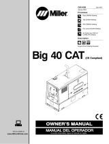 Miller Electric BIG 40 CAT (DIESEL) User manual