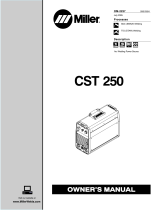 Miller CST 250 Owner's manual