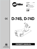 Miller Electric D-74D Owner's manual
