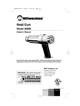 Milwaukee 2000D User manual