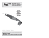 Milwaukee V28 Sawzall User manual