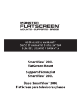 Monster FlatScreen Mount SmartViewTM 200L User manual