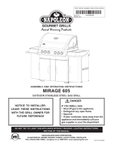 NAPOLEON MIRAGE 605 User manual