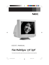 NEC 77F User manual