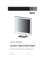 NEC LCD92V User manual