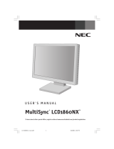 NEC MultiSync L182R4 User manual