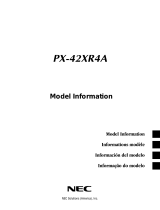 NEC PX-42XR4A User manual