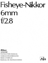 Nikon FISHEYE-NIKKOR 6MM F/2.8 User manual