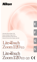 Nikon Lite Touch Zoom 120ED QD User manual