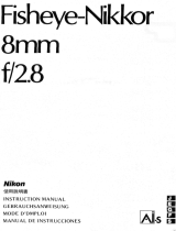 Nikon FISHEYE-NIKKOR 8MM F/2.8 User manual