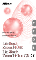 Nikon Lite Touch Zoom 140ED User manual