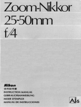 Nikon 25-50mm User manual