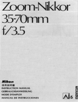 Nikon AI-S ZOOM-NIKKOR 35-70MM F / 3.5 User manual