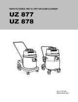 Nilfisk UZ 878 User manual
