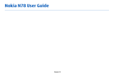 Microsoft N78 User manual