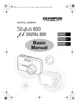 Olympus Stylus 800 User manual