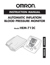Omron Healthcare IntelliSense HEM-712C User manual