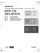 ONKYO SKS-HT870 User manual