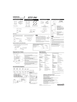 ONKYO HT-S9300THX (HTP-980) User manual