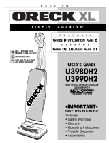 Oreck U4090H2 User manual