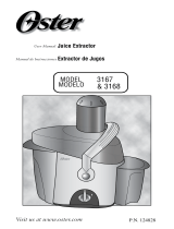 Oster 003167-000-000 - Juice Extractor User manual