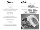 Oster 2529 User manual