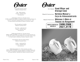 Oster 2500 User manual