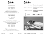 Oster 2802 User manual