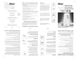 Oster 3126 User manual