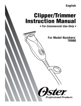 Oster 76988 User manual